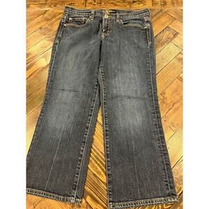 Lucky Brand Classic Rider Crop Capri Women 6/28 Comfy Spring Denim Feminine Soft